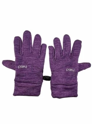HEAD purple Touchscreen Gloves Girl’s Size Medium Winter Grips Name tag - Image 1 of 4