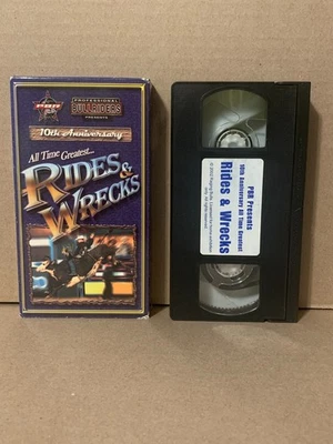 PROFESSIONAL BULL RIDING ALL TIME GREATEST RIDES WRECKS 10TH ANN HOME VIDEO VHS - Image 1 of 4