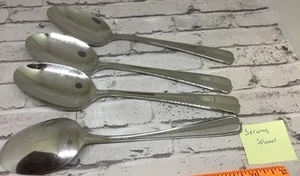 Oneida Gala Impulse Edelstahl 4er Set Servierlöffel 8 Zoll Besteck - Bild 1 von 2