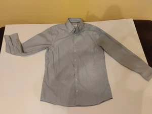 Charles Tyrwhitt Hemd 16 34 bügelfrei blau weiß gestreift - Bild 1 von 6