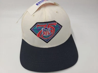 De colección NFL 75 Aniversario Años Wilson American Needle Snapback Gorra Gorra Blanca Foto 1 de 4