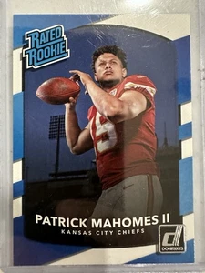 2017 Panini Donruss - Rated Rookie #327 Patrick Mahomes II (RC) - Bild 1 von 2