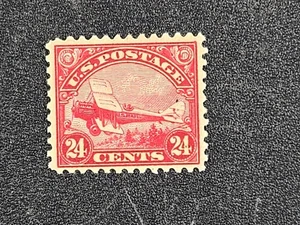 1923 U.S. 24 cent Airmail  - Scott# C6 - MINT, HINGED  stk#IZ1 - Picture 1 of 7