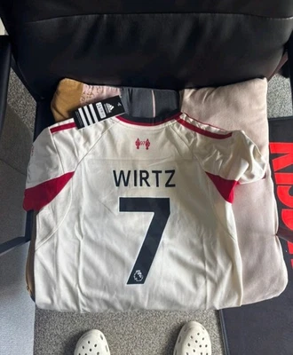 Florian Wirtz Liverpool 25/26 Away Kit Sizes S, M, L, XL - Image 1 of 2