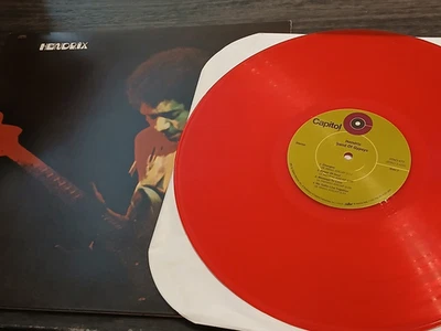 JIMI HENDRIX Band Of Gypsys RARE RED COLORED Vinyl Capitol 180 gram 2008 Release - Image 1 of 4