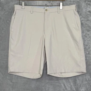 Pantalones Cortos Peter Millar Para Hombre 35 Beige Rendimiento Golf Ligeros Informales Verano - Imagen 1 de 10
