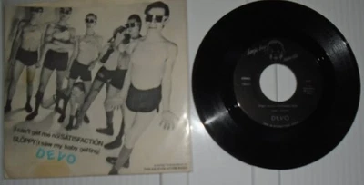DEVO (I Can't Get Me No) Satisfaction Booji Boy BOMP Records 1977 45RPM 7" - Image 1 of 2