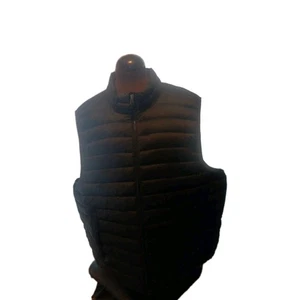 Men’s Down Puffer Vest with Zipper Pockets S-3XL Packable Full Zip Lightweight - Picture 1 of 4