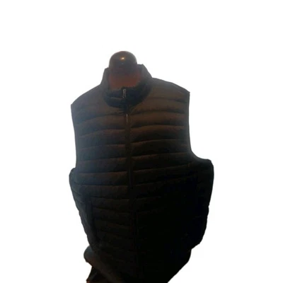 Men’s Down Puffer Vest with Zipper Pockets S-3XL Packable Full Zip Lightweight - Image 1 of 4