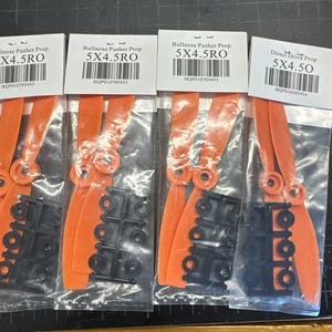 HQ Prop 5x4,5 RO Bullnose Pusher RC Propeller Orange 4 Paar Kostenloser Versand - Bild 1 von 3