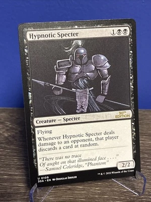 Hypnotic Specter- Magic 30th Anniversary Edition (U 0109)  MtG Magic Pack Fresh - Image 1 of 4