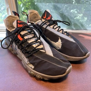 Nike React WR ISPA Men’s Size 12 AR8555-001 Black Silver Gunsmoke Training Shoes - Picture 1 of 12