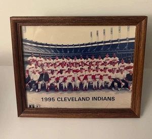 1995 Cleveland Indians Framed 8x10 Team Photo MLB Tribe Mort Tucker Photography - Picture 1 of 5