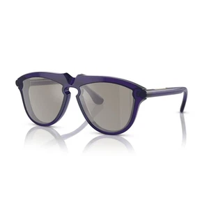 Gafas de sol Burberry BE 4417U 41056G piloto de plástico violeta lentes grises - Imagen 1 de 3