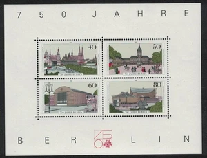 Berlin 750th Anniversary of Berlin Buildings MS 1987 MNH SG#MSB761 MI#Block 8 - Picture 1 of 1