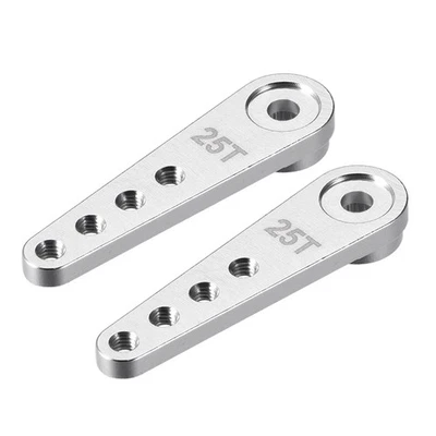 2Pcs Aluminium 25T Servo Klaxon pour Futaba Savox RC Modèle Voiture Bateau - Photo 1/4