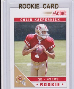 Tarjeta COLIN Kaepernick SCORE RC Fútbol Novato #7 San Francisco 49ers ¡COMO NUEVA! - Imagen 1 de 1