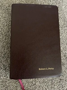 Large Print HOLY BIBLE King James Version KJV LDS Mormon Brown 1979 Dark Brown - Foto 1 di 7