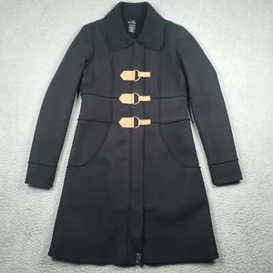 Oakley Software Mantel Damen Medium schwarz durchgehender Reißverschluss Knebelverschluss Outdoor Y2K - Bild 1 von 15