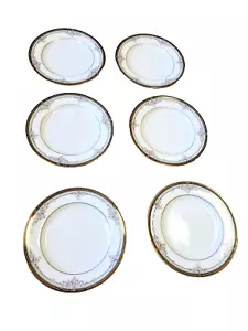 Noritake Blossom Mist 3787 Set di 6 piatti di ricambio pane e burro in perfette condizioni - Foto 1 di 8