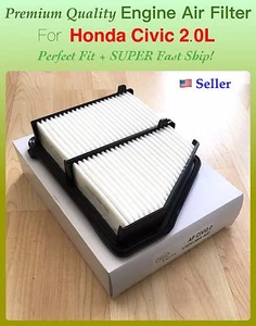 FILTRO DE AIRE DE MOTOR MÁS NUEVO para 2016-17 CIVIC 2,0 L SOLO 17220-5BA-A00 VENDEDOR DE EE. UU. - Imagen 1 de 4