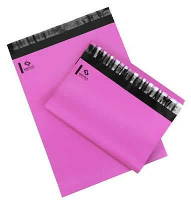 Poly Mailers Envelopes Shipping Bag Self Seal Plastic Pink Poly Bags Any Size - Image 1 of 3