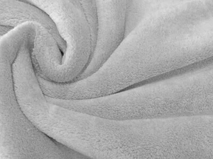 WELLNESS Fleece Stoff Decke Kissen kuschelweich plüschig GRAU EUR 9,98/m - Bild 1 von 2