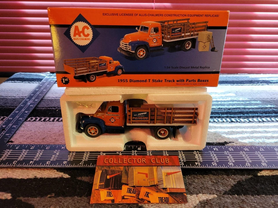 Allis Chalmers Diamond-T Stake Truck  1/34 diecast replica by First Gear - Image 1 of 4
