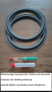 240 mm Hochwertiges Lautsprecher Schaumgummi Sicken Set mit Garantie R-IRR - Picture 1 of 2
