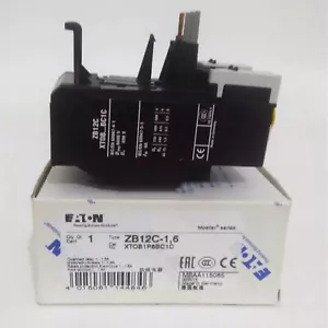 1piece NEW EATON ZB12C-1.6 1-1.6A Thermal Overload Relay Free ship - Picture 1 of 3