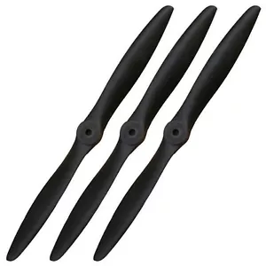 XOAR PJG 10x6 RC Model Airplane Propeller 10 Inch Nylon Nitro Glow Prop (3-Pack) - Picture 1 of 1
