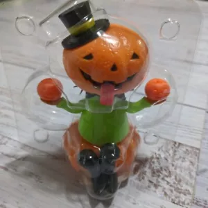 Solar Dancing Pumpkin Bobble Head And Arms - Picture 1 of 3