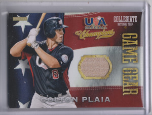 2013 USA Baseball Champions Game Gear Bats #11 Colton Plaia 