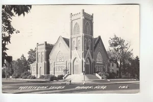 Cook Real Photo Postcard Presbyterian Church Auburn NE - Picture 1 of 1