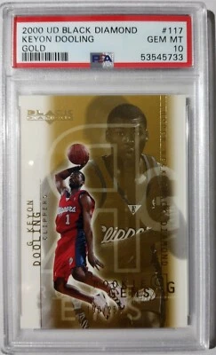 2000 Upper Deck Black Diamond #117 Gold Keyon Dooling Rookie Gems PSA 10 GEM... - Image 1 of 2