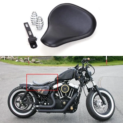 Asiento individual negro clásico para motocicleta Yamaha V Star 650 XVS650A 1998-2016 GRANDE Foto 1 de 4