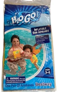 H2O Go! Inflatable Swim Armbands For Ages 3-6 Pineapple Design Bestway Durable & - Picture 1 of 2