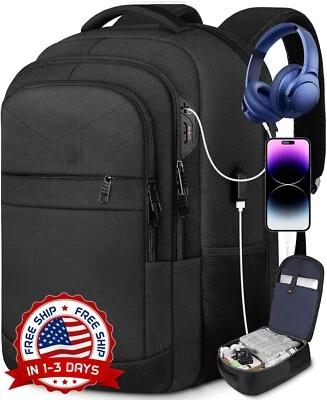 Mochila Bolsa De Cabina Viaje Equipaje Mano Para Portátil Mujer Hombre NUEVO 美国 — 第 1/4 张图片