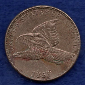 USA 1857 Flying Eagle Cent, High Grade & Scarce (Ref. f0130) - Picture 1 of 2