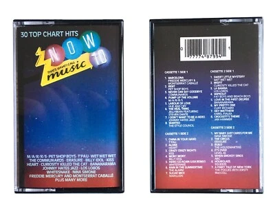 Now 10 - Double Cassette - Billy Idol, Kiss, Whitesnake, Jan Hammer, Heart etc - Image 1 of 3