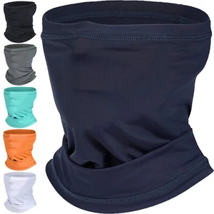 UV Protection Cooling Neck Gaiter Face Mask Scarf Windproof Neck Bandana Cover - Picture 1 of 22