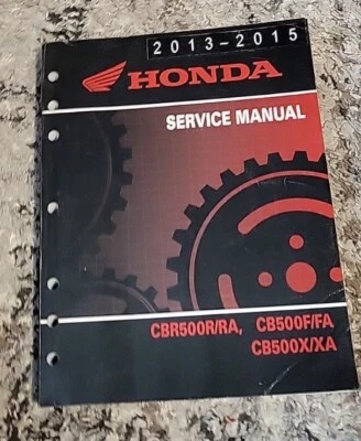 2013-2015Honda CBR500 R/RA CB500 F/FA CB500 X/XA Service Manual OEM  - Image 1 of 3
