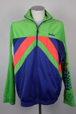 Diadora '90S Men's Casual Sport Jacket Vintage Size 54 Foto 1 de 4