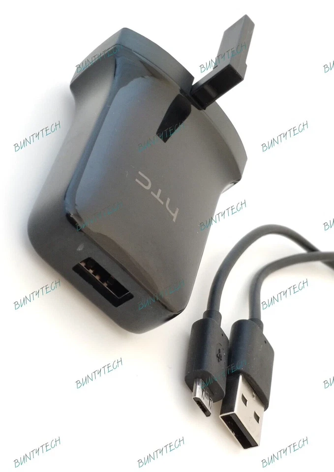 Genuine HTC 1.5A Charger Plug OR Micro USB Cable For Desire 510 530 526 625 626 - Image 1 of 1