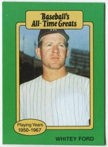 1987 Hygrade Baseball's All-Time Greats - Whitey Ford New York Yankees - Picture 1 of 2