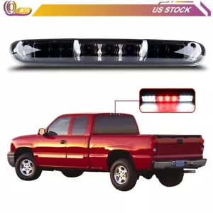 Third brake light For 2007-2013 Chevrolet Silverado 1500 Chrome Smoke Lens - Bild 1 von 12