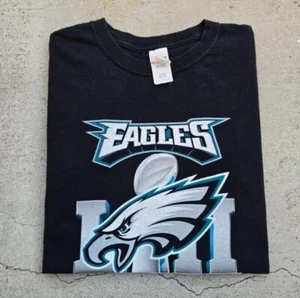 Philadelphia eagles Mens Size L Black Graphic Print t-shirt  - Picture 1 of 3