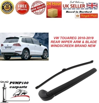 REAR WIPER  FOR VW TOUAREG II 2010-2019 SUV  ARM & BLADE WINDSCREEN  NEW - Image 1 of 3