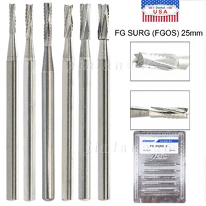 Fresas de longitud quirúrgica dental fresa larga de carburo FG SURG alta velocidad - Imagen 1 de 71