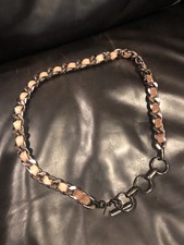 YSL Women’s Chain And Leather Belt